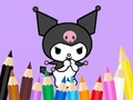 Spel Kleurboek: Kuromi draagt tas  online