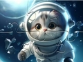 Spel Legpuzzel: Astronaut-Cat  online