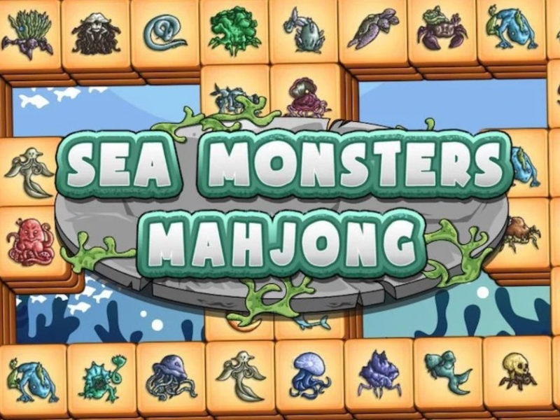 Spel Zeemonsters Mahjong  online