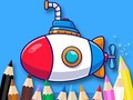 Spel Kleurboek: onderzeeër  online