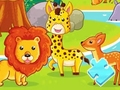 Spel Legpuzzel: wilde dieren  online
