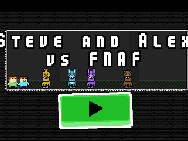 Spel Steve en Alex versus Fnaf  online