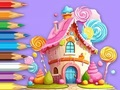 Spel Kleurboek: Lollipophuis  online