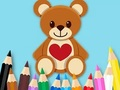 Spel Kleurboek: Speelgoedbeer  online