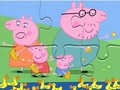 Spel Legpuzzel: Peppa Pig voert eenden  online