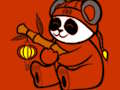 Spel Leuke Panda-kleurplaat  online
