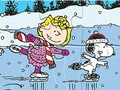 Spel Legpuzzel: Snoopy Skaten  online