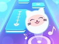 Spel Muziek kat! Pianotegels Spel 3D  online