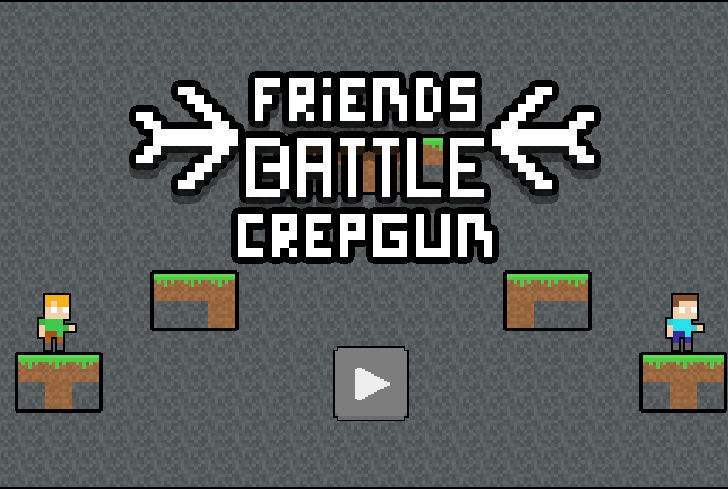 Spel Vrienden vechten tegen Crepgun  online