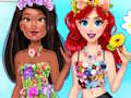 Spel Prinses bloem mode-look  online