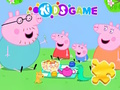 Spel Legpuzzel: Peppa Pig Familiepicknick  online
