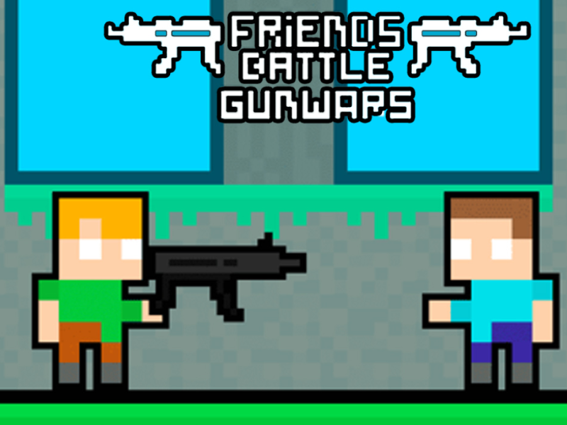 Spel Vrienden vechten tegen Gunwars  online