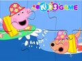 Spel Legpuzzel: Peppa Pig zeilen op zee  online