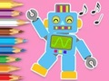 Spel Kleurboek: Robotdansen  online