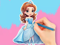 Spel Kleurboek: Chibi Prinses  online
