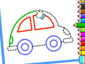 Spel Peutertekening: schattige auto  online