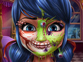 Spel Gestippelde meisje Halloween make-up  online