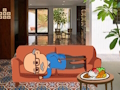 Spel Wakker worden met opa  online