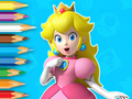 Spel Kleurboek: Jonge prinses Peach  online