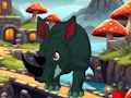 Spel Gewonde neushoorn ontsnapt  online