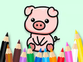 Spel Kleurboek: Leuk Varkentje 2  online
