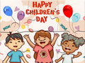 Spel Legpuzzel: Fijne kinderdag  online
