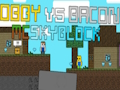 Spel Obby versus Bacon: MCSkyblock  online