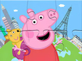 Spel Legpuzzel: Peppa reist rond  online