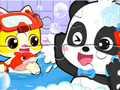 Spel Legpuzzel: Baby Panda Douchetijd  online