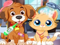 Spel Dierenartsenzorg voor puppy's  online
