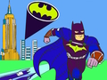Spel Batman tekenfilmkleuring  online