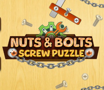 Spel Houten bouten moeren schroef pin puzzel  online