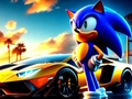 Spel Sonic Run voor Lamborghini  online