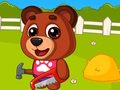 Spel Kinderen bouwen huis  online