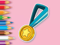 Spel Kleurboek: Medaille  online
