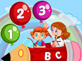 Spel Kinderquiz: laten we enkele wiskundige vergelijkingen leren 4  online