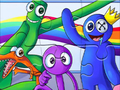Spel Legpuzzel: Regenboogvrienden 2  online