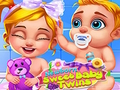 Spel Pasgeboren lieve baby-tweeling  online
