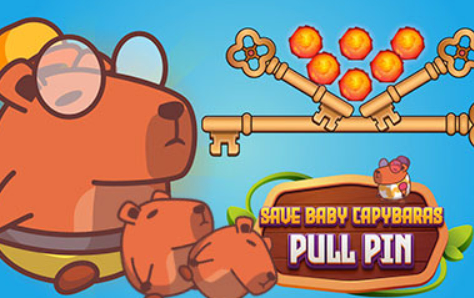 Spel Bewaar Baby Capibara's Trekspeld  online