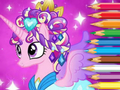 Spel Kleurboek: Ponyprinses  online