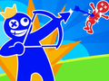 Spel Rode en blauwe Stickman-spionagepuzzels 2  online