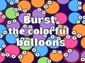 Spel Laat de kleurrijke ballonnen barsten  online