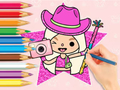 Spel Kleurboek: Toca Boca Wereld  online