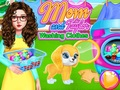 Spel Moeder en Taylor waren kleren aan het wassen  online