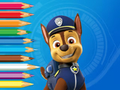 Spel Kleurboek: Paw Patrol Chase  online