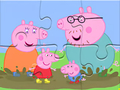 Spel Legpuzzel: Peppa Pig modderige plassen  online