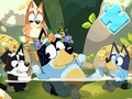 Spel Legpuzzel: Bluey Pool Spa  online