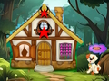Spel Ontsnapping uit een bosbungalow  online