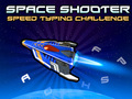 Spel Space Shooter: uitdaging voor snel typen  online