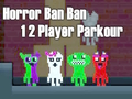 Spel Horror Ban Ban 1 Parkour voor 2 spelers  online